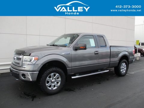 Sterling Grey Ford F150 XLT SuperCab 4x4.  Click to enlarge.