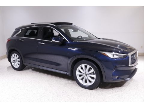 Hermosa Blue Infiniti QX50 Essential AWD.  Click to enlarge.