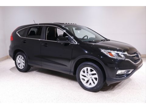 Crystal Black Pearl Honda CR-V EX AWD.  Click to enlarge.