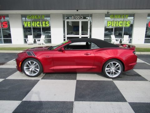 Wild Cherry Tintcoat Chevrolet Camaro LT1 Convertible.  Click to enlarge.