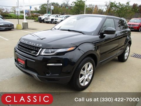 Farallon Black Metallic Land Rover Range Rover Evoque SE.  Click to enlarge.