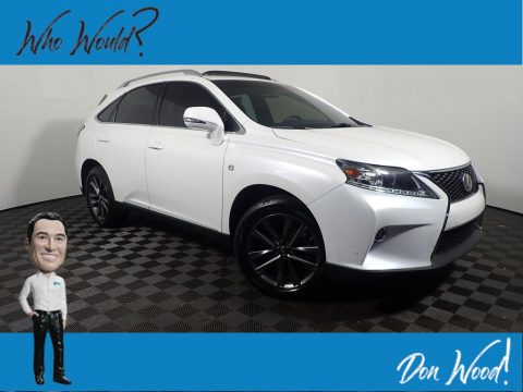 Starfire White Pearl Lexus RX 350 F Sport AWD.  Click to enlarge.