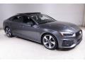 Front 3/4 View of 2021 Audi A5 Sportback Premium Plus quattro #1