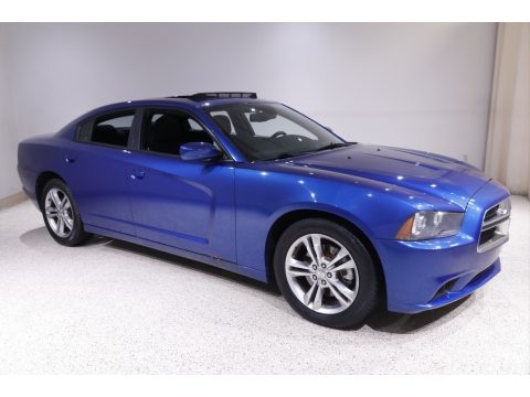 Blue Streak Pearl Dodge Charger SXT AWD.  Click to enlarge.