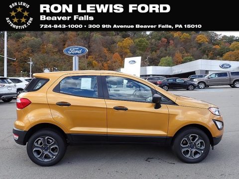 Luxe Yellow Ford EcoSport S 4WD.  Click to enlarge.