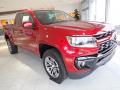 Front 3/4 View of 2022 Chevrolet Colorado LT Extended Cab 4x4 #7
