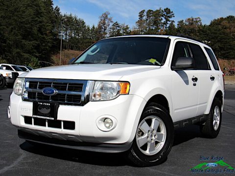 White Suede Ford Escape XLT V6.  Click to enlarge.