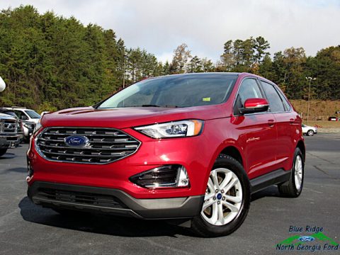 Rapid Red Metallic Ford Edge SEL AWD.  Click to enlarge.