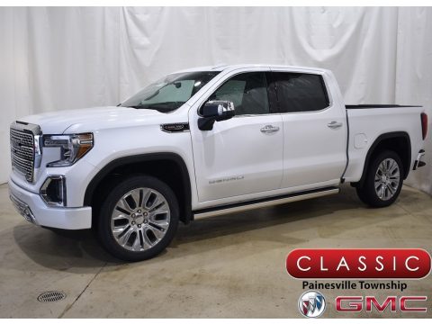 White Frost Tricoat GMC Sierra 1500 Limited Denali Crew Cab 4WD.  Click to enlarge.