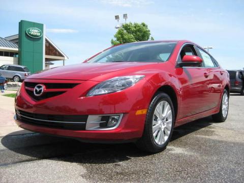 Sangria Red Mica Mazda MAZDA6 i Grand Touring.  Click to enlarge.
