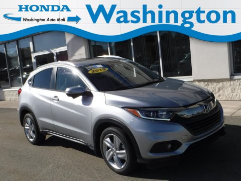 Lunar Silver Metallic Honda HR-V EX AWD.  Click to enlarge.