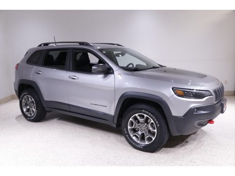 Billet Silver Metallic Jeep Cherokee Trailhawk 4x4.  Click to enlarge.