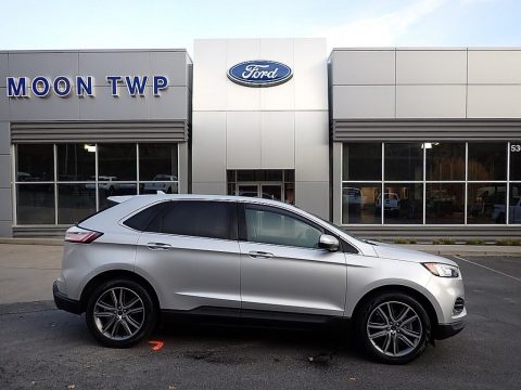 Ingot Silver Ford Edge Titanium AWD.  Click to enlarge.