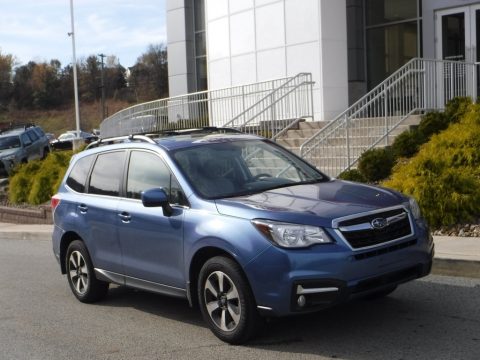 Quartz Blue Pearl Subaru Forester 2.5i Limited.  Click to enlarge.