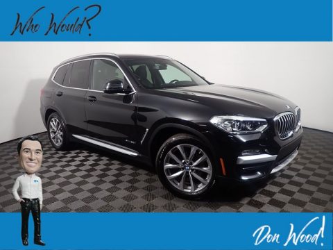 Jet Black BMW X3 xDrive30i.  Click to enlarge.