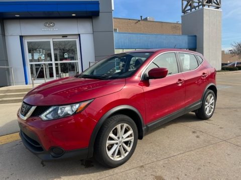 Palatial Ruby Nissan Rogue Sport S AWD.  Click to enlarge.