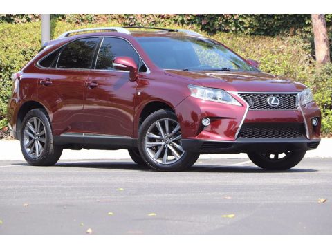 Claret Mica Lexus RX 350 F Sport AWD.  Click to enlarge.
