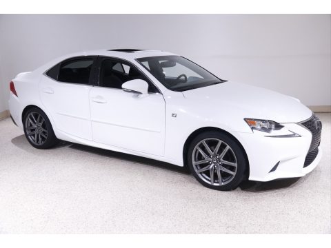 Ultra White Lexus IS 250 F Sport AWD.  Click to enlarge.