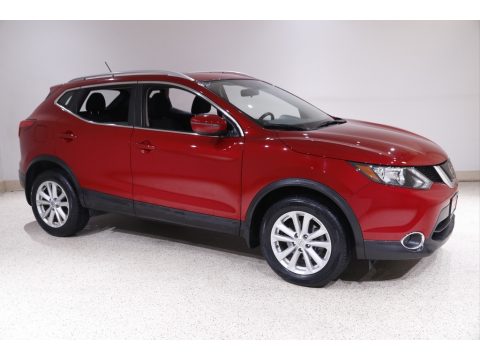 Palatial Ruby Nissan Rogue Sport SV AWD.  Click to enlarge.