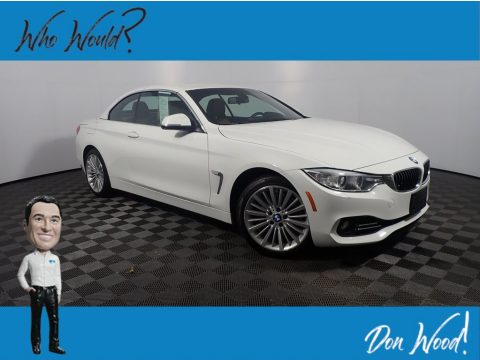 Alpine White BMW 4 Series 435i xDrive Convertible.  Click to enlarge.