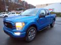 Front 3/4 View of 2021 Ford F150 STX SuperCab 4x4 #6