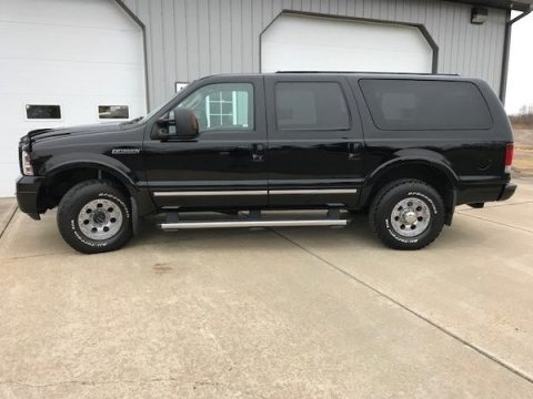 Black Ford Excursion Limited 4X4.  Click to enlarge.
