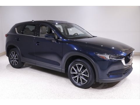 Deep Crystal Blue Mica Mazda CX-5 Grand Touring AWD.  Click to enlarge.