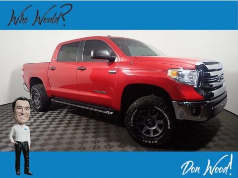 Barcelona Red Metallic Toyota Tundra SR5 CrewMax 4x4.  Click to enlarge.