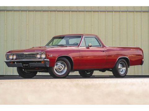 Red Chevrolet El Camino .  Click to enlarge.