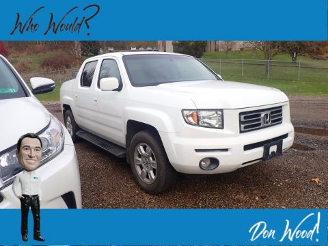 White Honda Ridgeline RTL.  Click to enlarge.