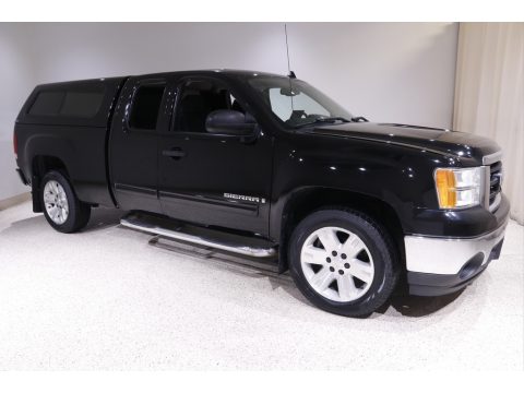 Onyx Black GMC Sierra 1500 SLE Extended Cab.  Click to enlarge.