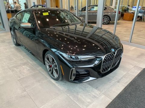 Black Sapphire Metallic BMW 4 Series M440i xDrive Coupe.  Click to enlarge.