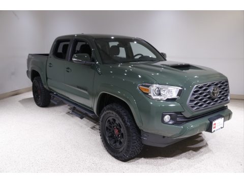 Army Green Toyota Tacoma TRD Sport Double Cab.  Click to enlarge.