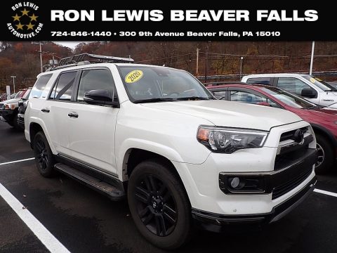 Super White Toyota 4Runner Nightshade Edition 4x4.  Click to enlarge.