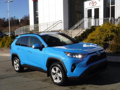 Blue Flame Toyota RAV4 XLE AWD.  Click to enlarge.