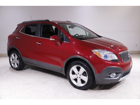 Winterberry Red Metallic Buick Encore Leather AWD.  Click to enlarge.