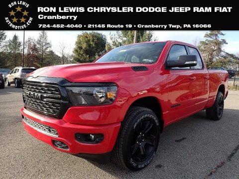 Flame Red Ram 1500 Big Horn Night Edition Quad Cab 4x4.  Click to enlarge.