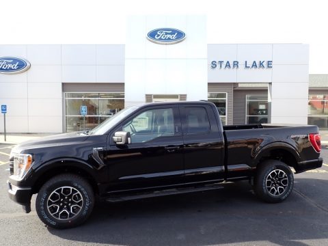 Agate Black Ford F150 XLT SuperCab 4x4.  Click to enlarge.