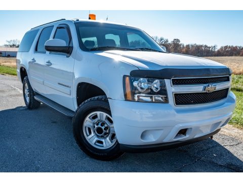 Summit White Chevrolet Suburban 2500 LS 4x4.  Click to enlarge.