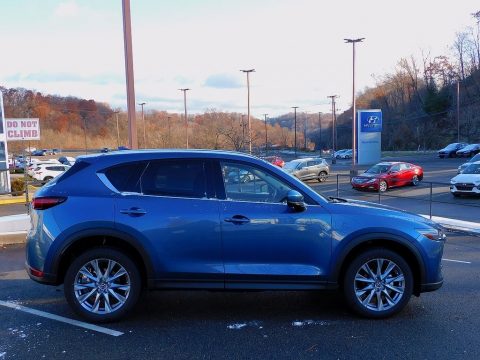 Eternal Blue Mica Mazda CX-5 Grand Touring AWD.  Click to enlarge.