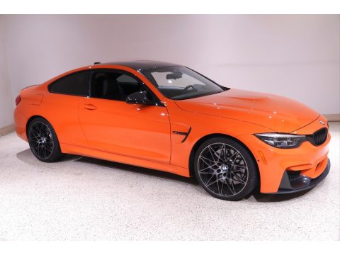 BMW Individual Fire Orange BMW M4 Coupe.  Click to enlarge.
