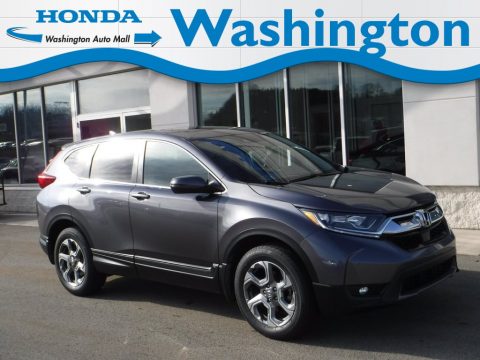 Gunmetal Metallic Honda CR-V EX-L AWD.  Click to enlarge.