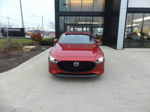 Soul Red Crystal Metallic Mazda MAZDA3 Hatchback Premium AWD.  Click to enlarge.