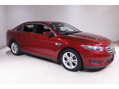 Ruby Red Metallic Ford Taurus SEL AWD.  Click to enlarge.