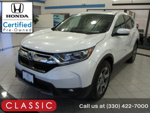 Platinum White Pearl Honda CR-V EX AWD.  Click to enlarge. Platinum White Pearl Honda CR-V EX AWD.  Click to enlarge.