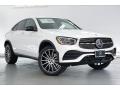 Front 3/4 View of 2021 Mercedes-Benz GLC 300 4Matic Coupe #12