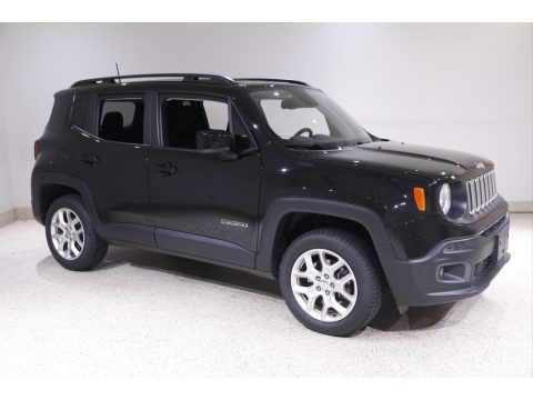 Black Jeep Renegade Latitude 4x4.  Click to enlarge.