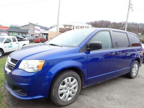 Indigo Blue Dodge Grand Caravan SE.  Click to enlarge.