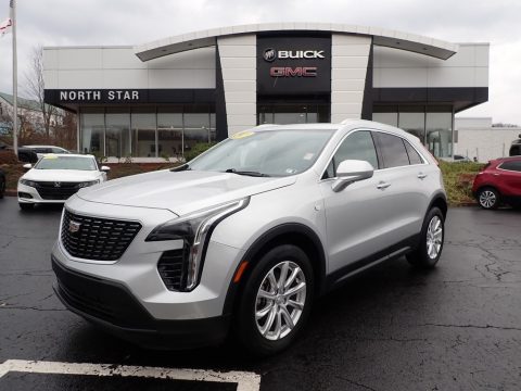 Radiant Silver Metallic Cadillac XT4 Luxury.  Click to enlarge.