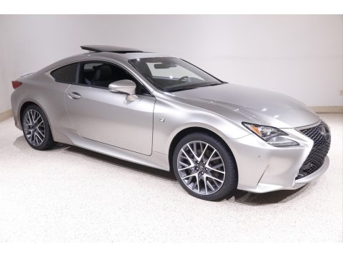Atomic Silver Lexus RC 350 F Sport AWD.  Click to enlarge.